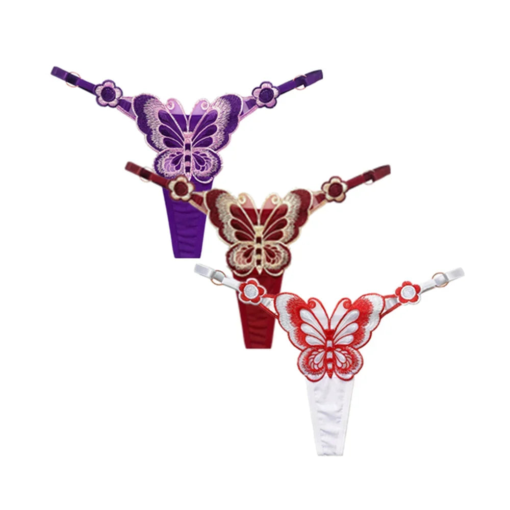 3-Pack Peach Buttock G-String β Adjustable Low-Waist Seamless Thongs