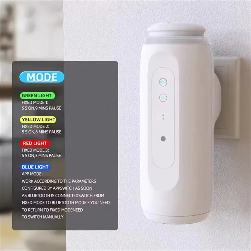 300m³ Smart Wall Plug Aroma Diffuser – Automatic Air Freshener & Fragrance Distributor