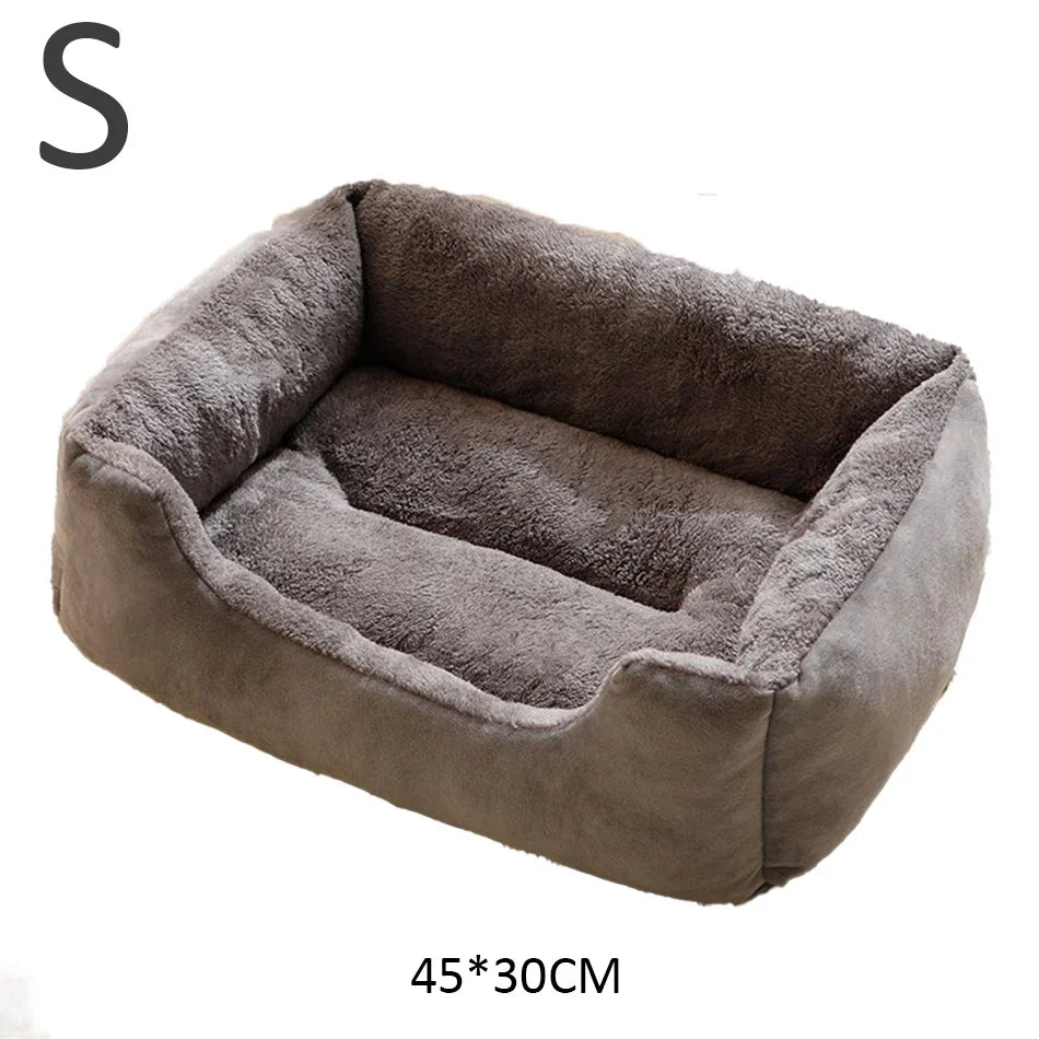 Cat & Small Dog Bed β Soft Cushion Basket House for Pets