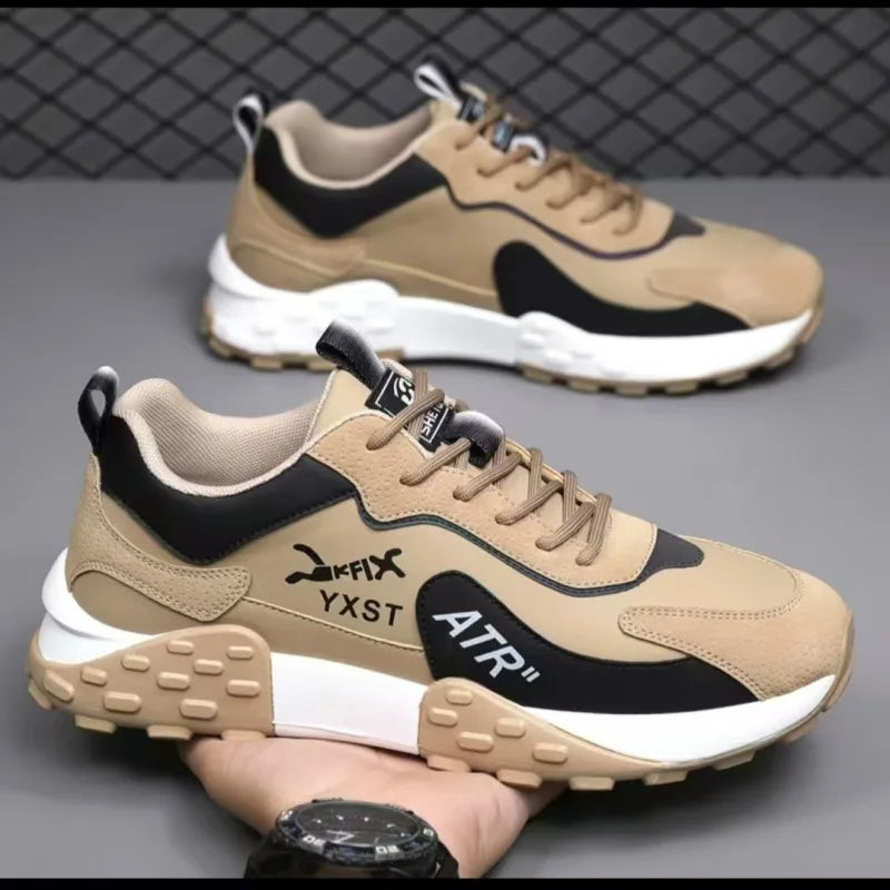 FlexStride 2025 – Men’s Soft Sole Breathable Running Shoes