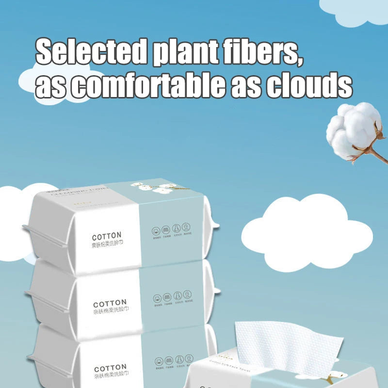 Face Towel β Thick Disposable Cotton for Cleansing & Travel