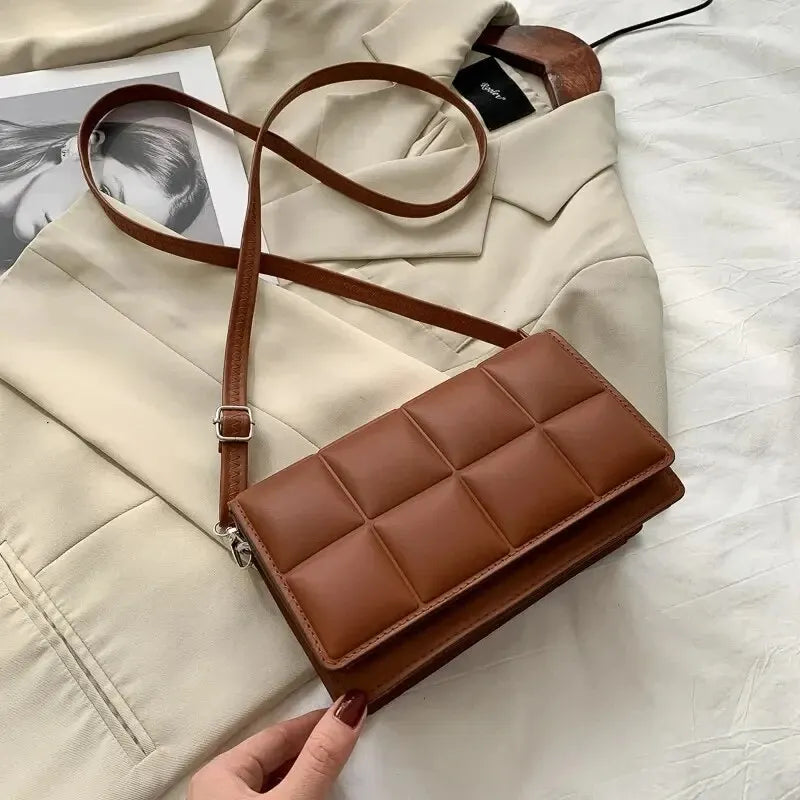 Classic PU Leather Crossbody Shoulder Bag for Women