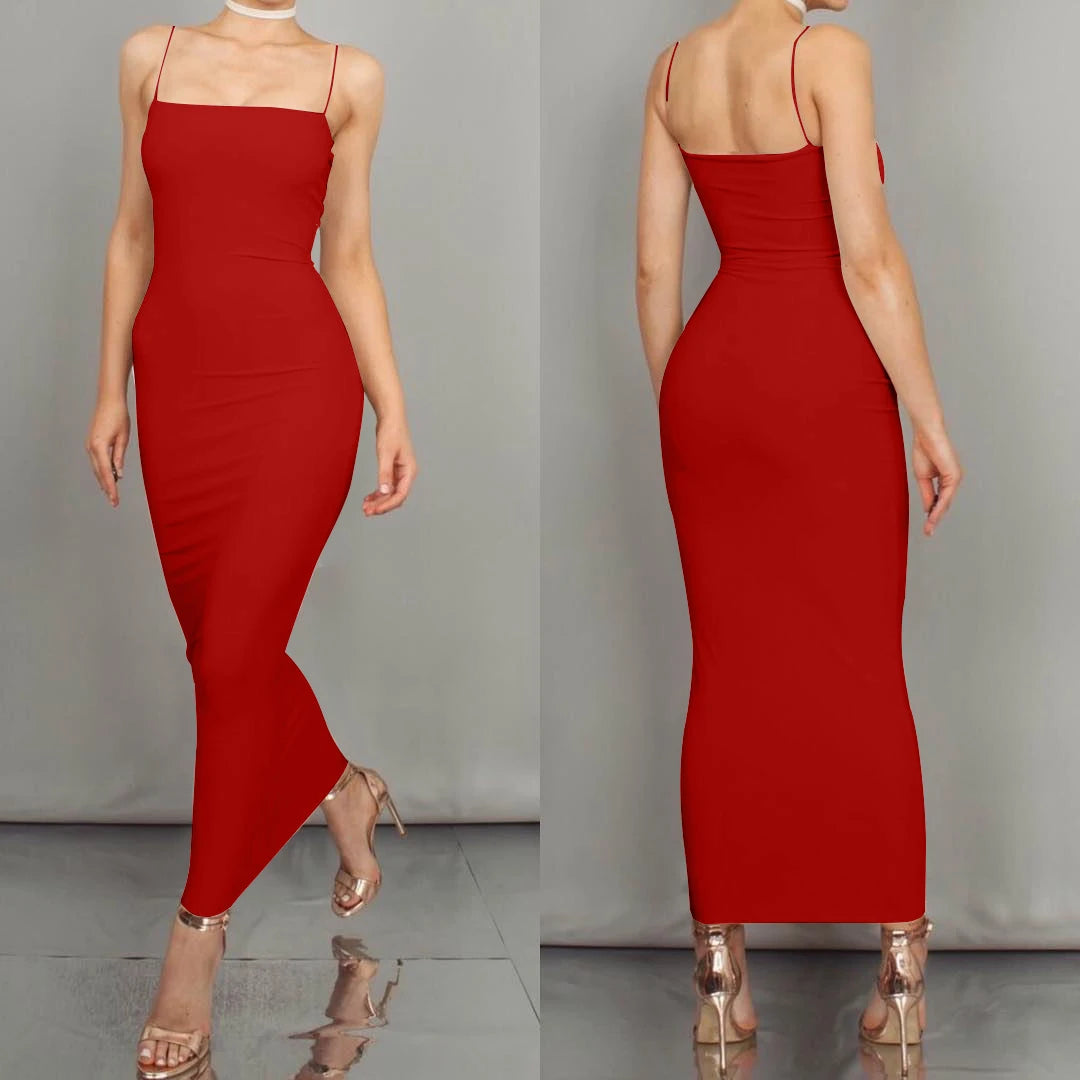 JZ461 Summer Long Sling Dress β Sexy Club Suspender