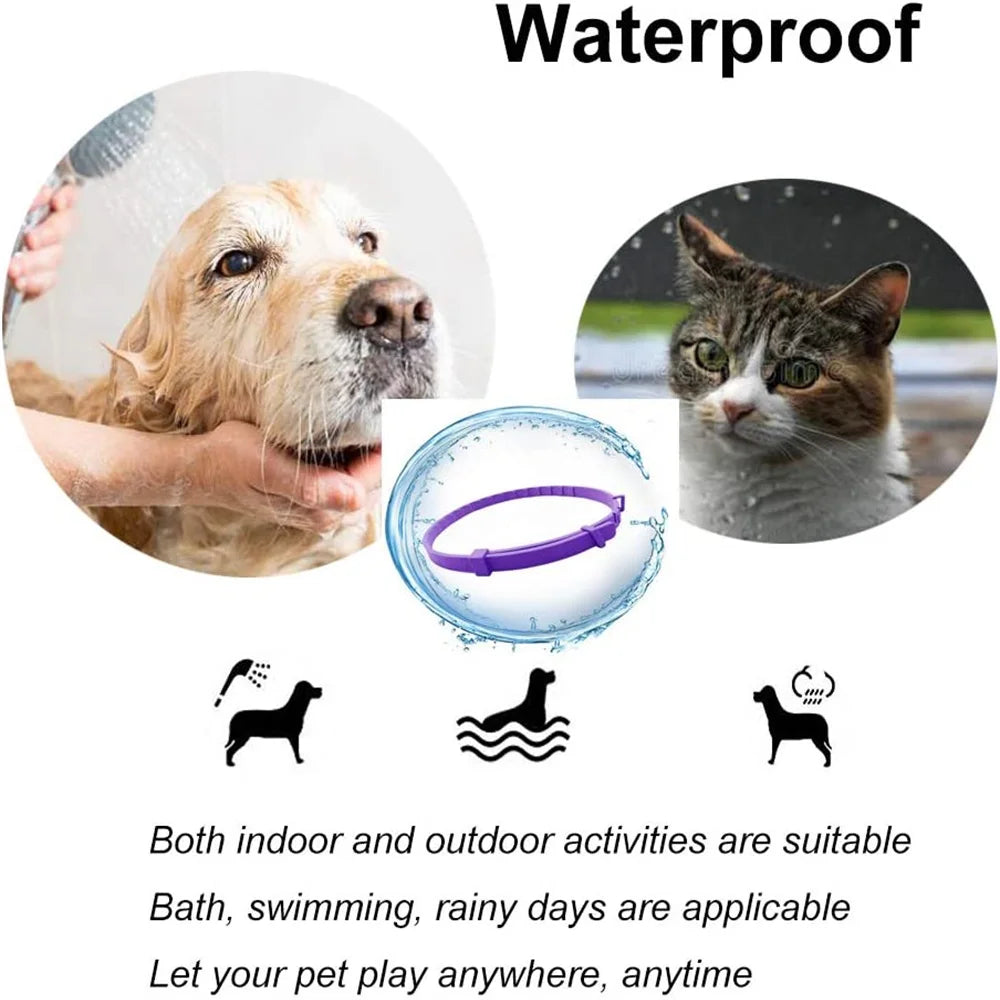 Adjustable Calming Collar for Cats & Dogs β Natural Anxiety & Stress Relief