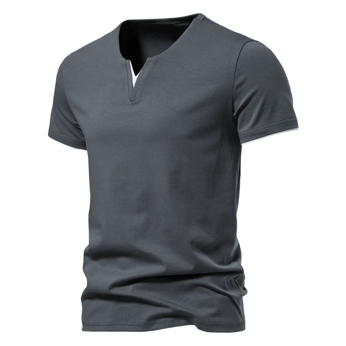 VFit Henley – Slim Cotton Summer Tee