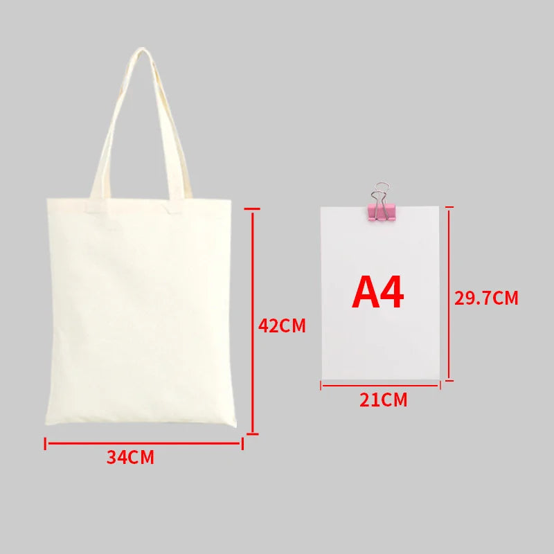 Canvas Tote β Large Eco-Friendly Shopping Bag for DIY Design