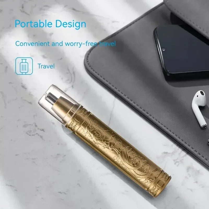 GoldTrim Duo โ Dragon & Phoenix Nose Hair Trimmer (Unisex)