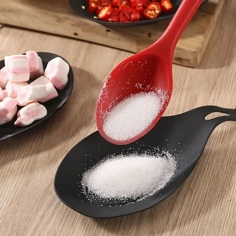 Spoon Rest – Heat-Resistant Silicone Utensil Holder
