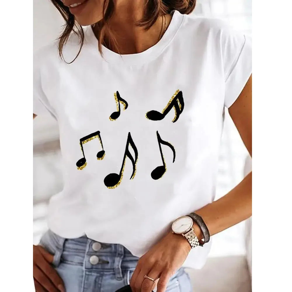 HeartPop β Women's Y2K Love Print Summer Tee