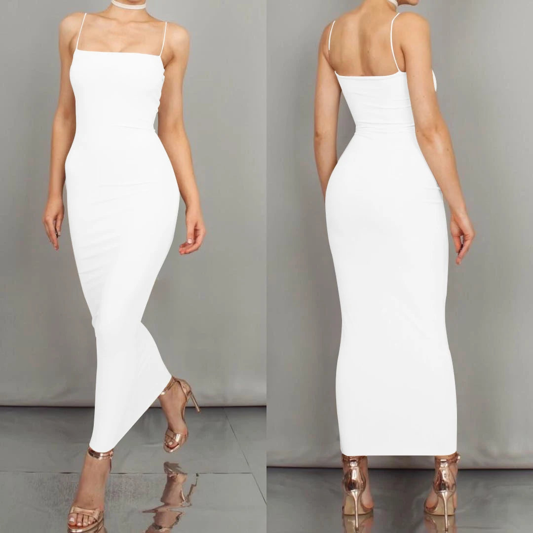JZ461 Summer Long Sling Dress β Sexy Club Suspender