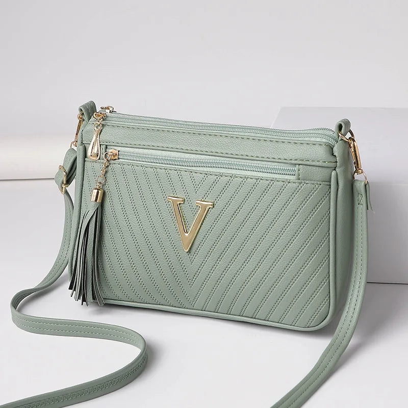 KoreaTrend β 2025 Spring/Summer Middle-Aged Crossbody Bag