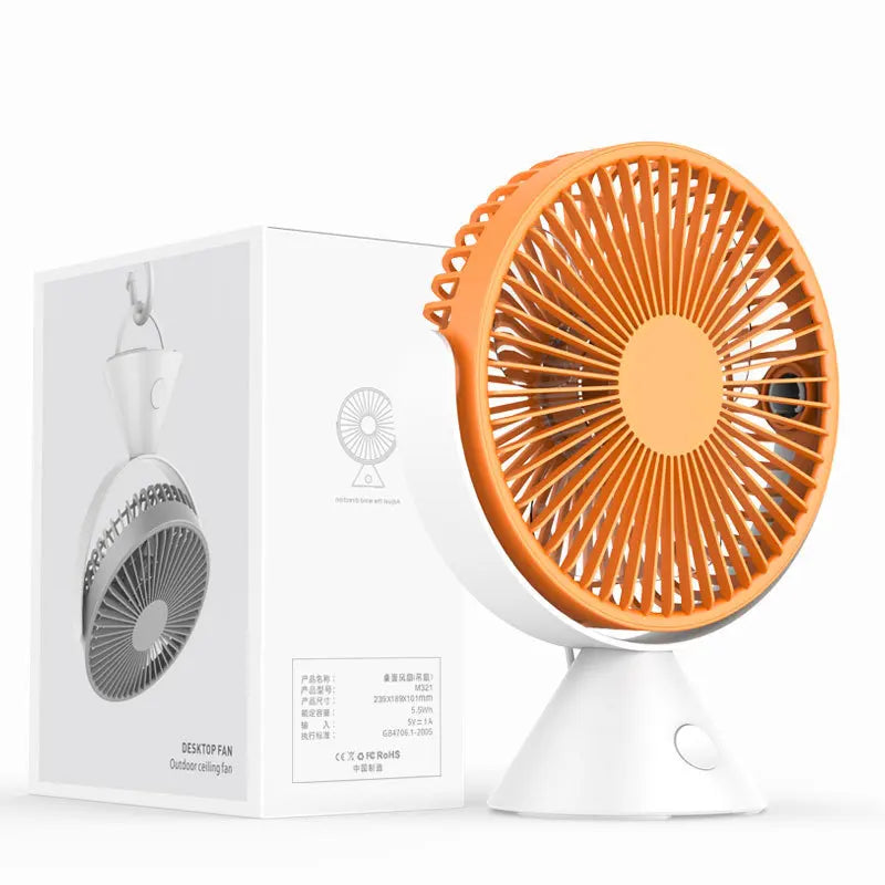 Xiaomi Smart Portable Desk Fan β USB Brushless Turbine Cooling Fan, Hangable & Upright