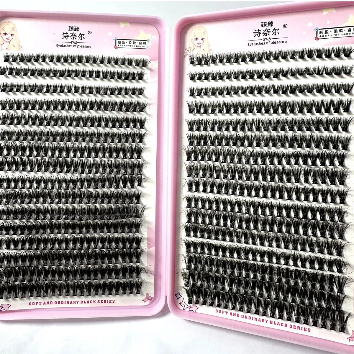 LashCloud β 570/640PCS DIY Fluffy Cluster Lash Extensions