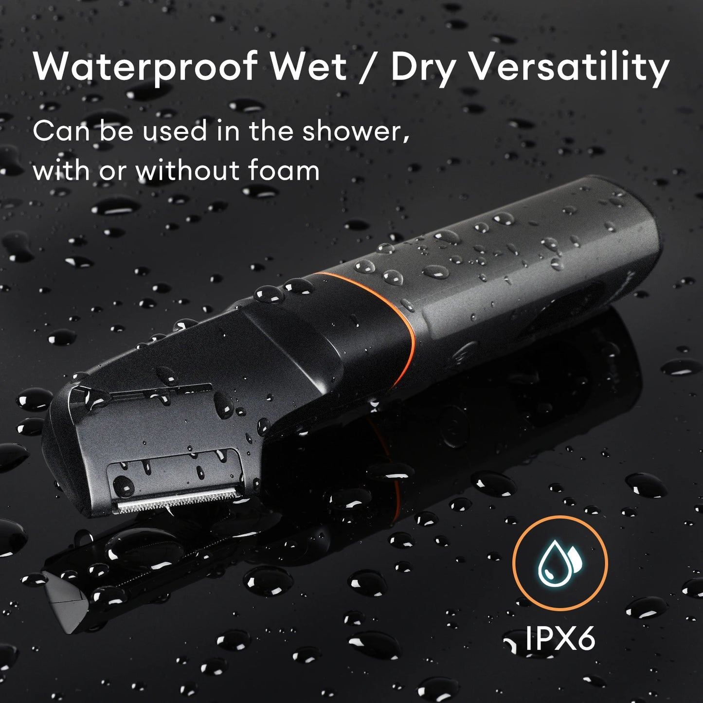 Kensen 3-in-1 Waterproof Body Grooming Kit – Beard, Nose & Pubic Hair Trimmer for Men