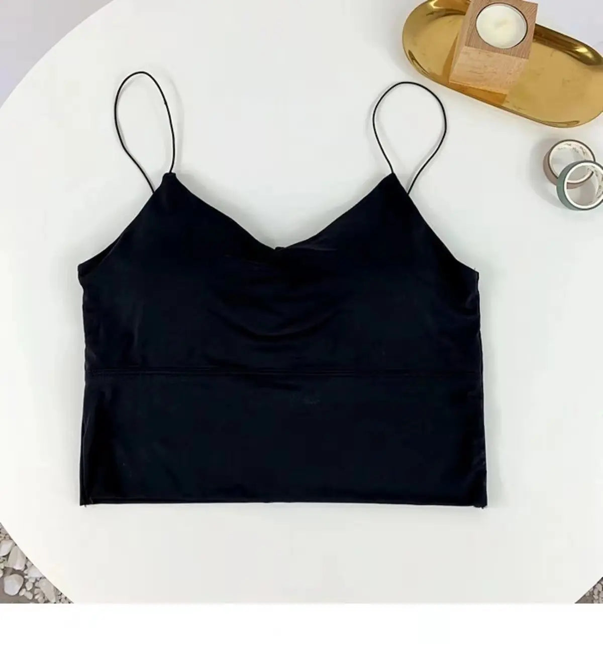 Ice Silk Seamless Padded Camisole β Wireless Bralette Tank Top for Women