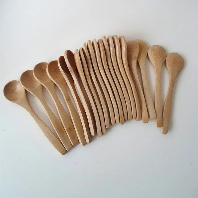 Wooden Spoons β Eco-Friendly Bamboo Teaspoon Set (10pcs)