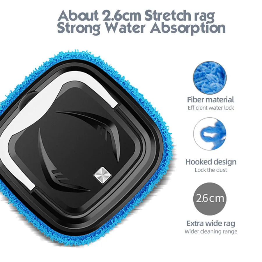 Smart Robot Vacuum & Mop Combo β USB Charging, Self-Charging, Pet Hair Cleaner