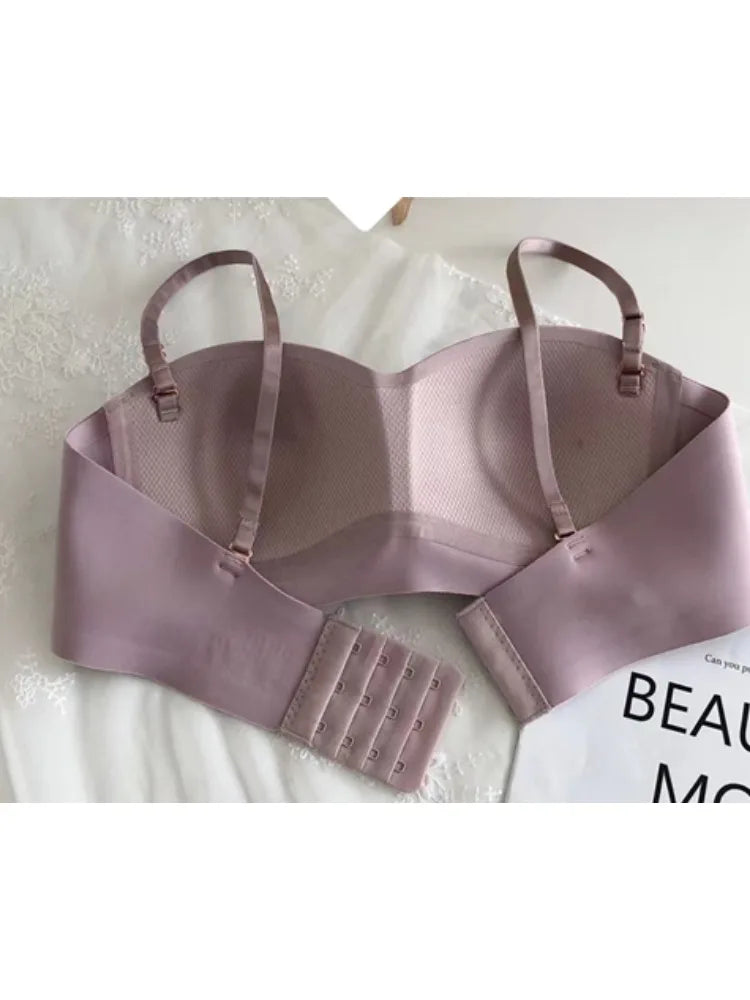 YUQI Ultra-Thin Wireless Push-Up Bralette – Summer Comfort