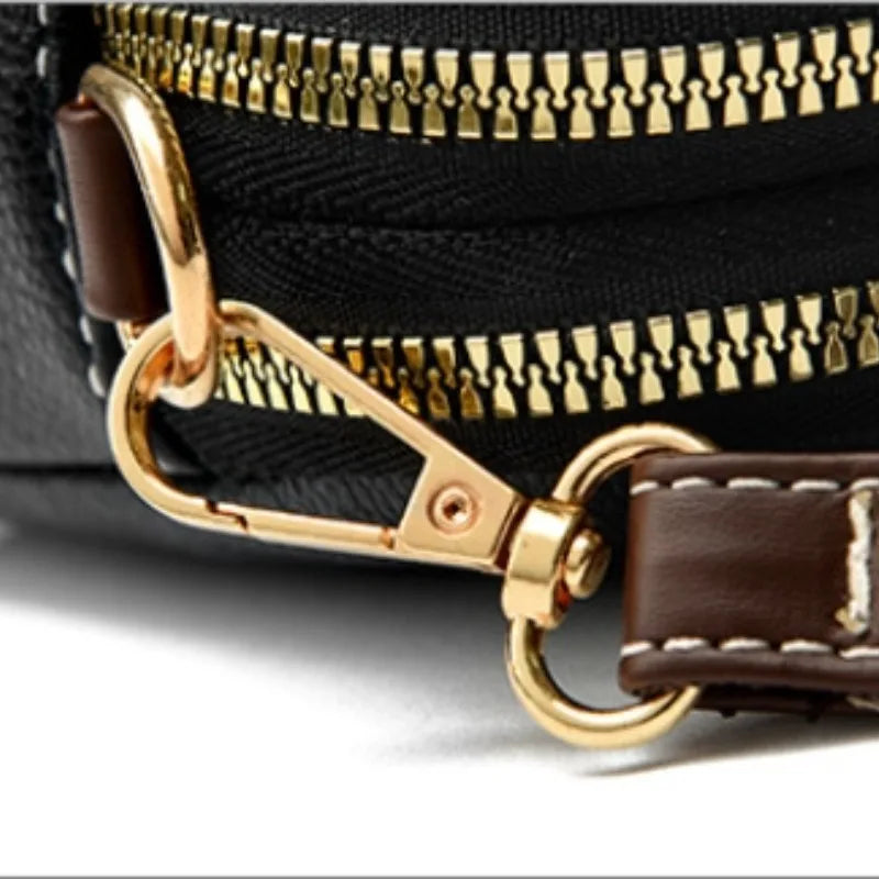 PrimeFlap β Genuine Cowhide Leather Crossbody Shoulder Bag