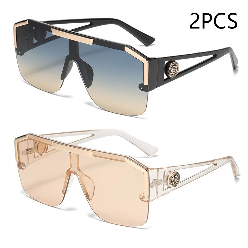 Oversized Square UV400 Sunglasses β Unisex Gradient Sports & Driving Eyewear