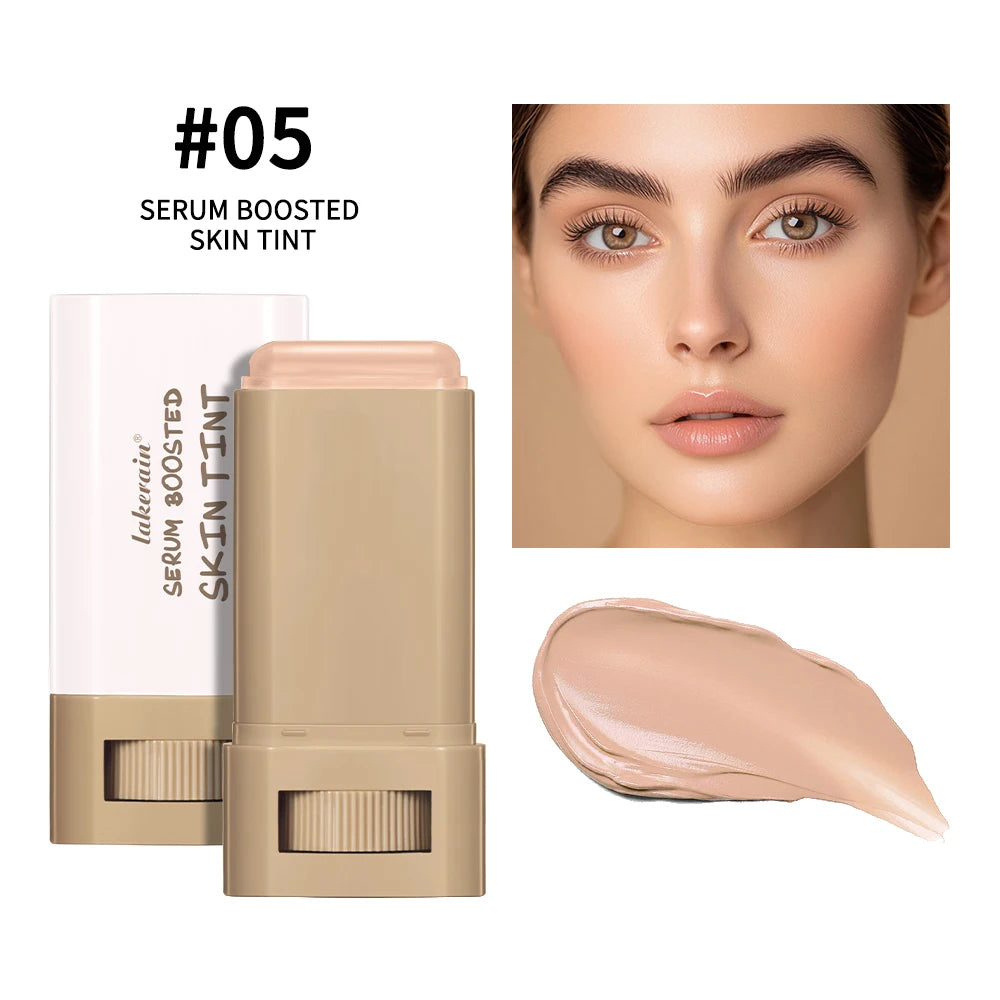 Serum-Infused Foundation Stick β Balm Texture, High Coverage & Skin-Boosting Glow