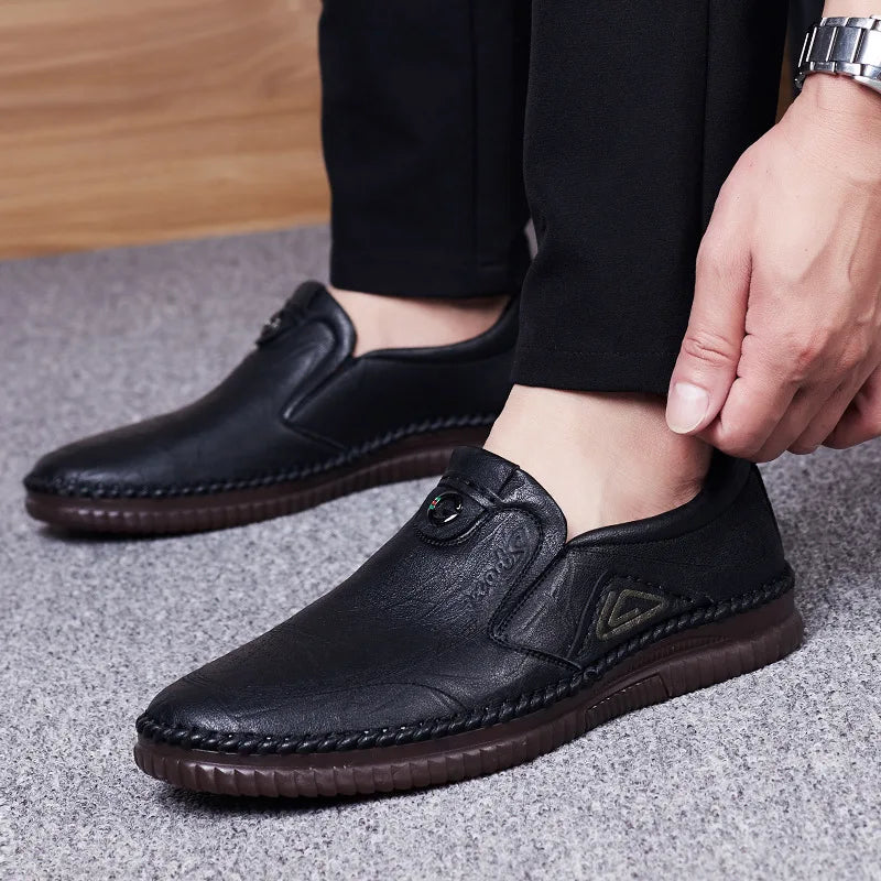 RetroPenny β Handmade Genuine Leather Loafers