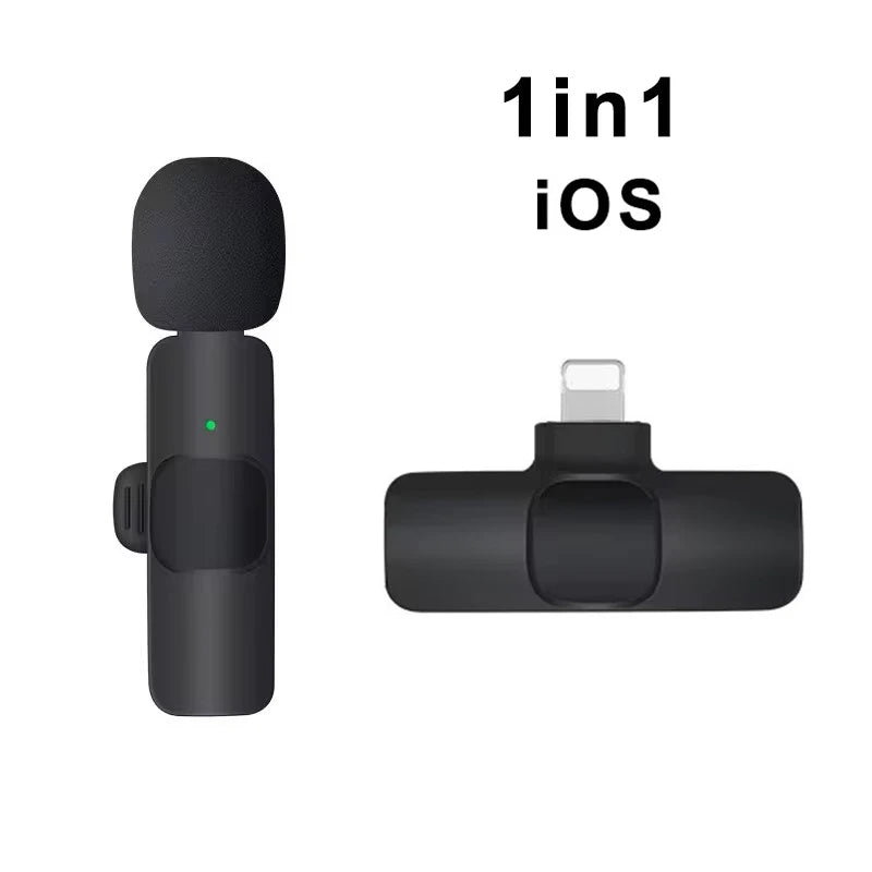 ClipCast Pro β Wireless Mini Lavalier Mic for iPhone & Android