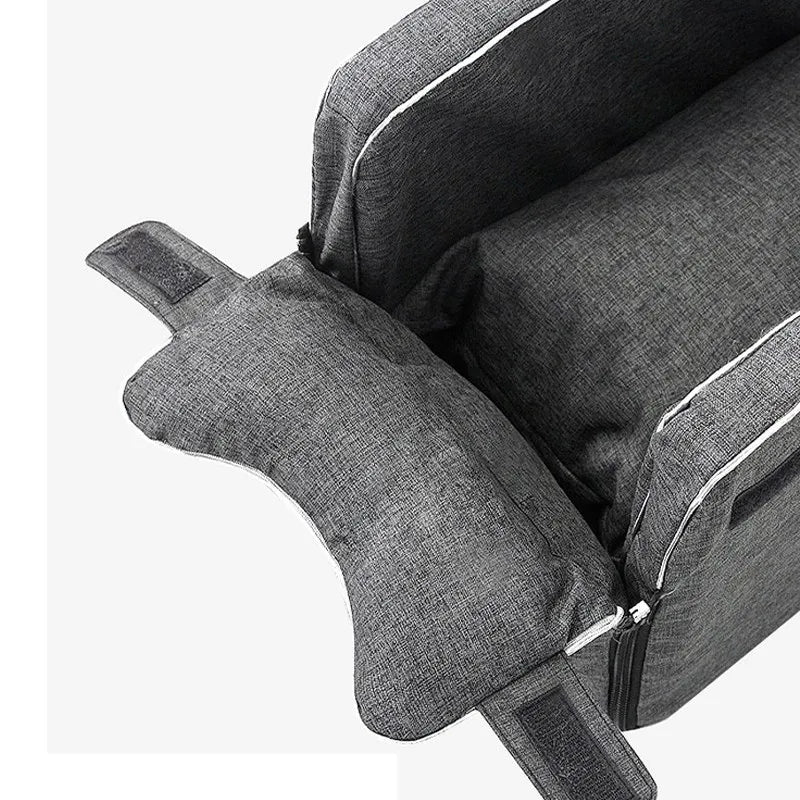 Dog Car Seat Bed β Portable Center Console Travel Carrier for Small Dogs & Cats