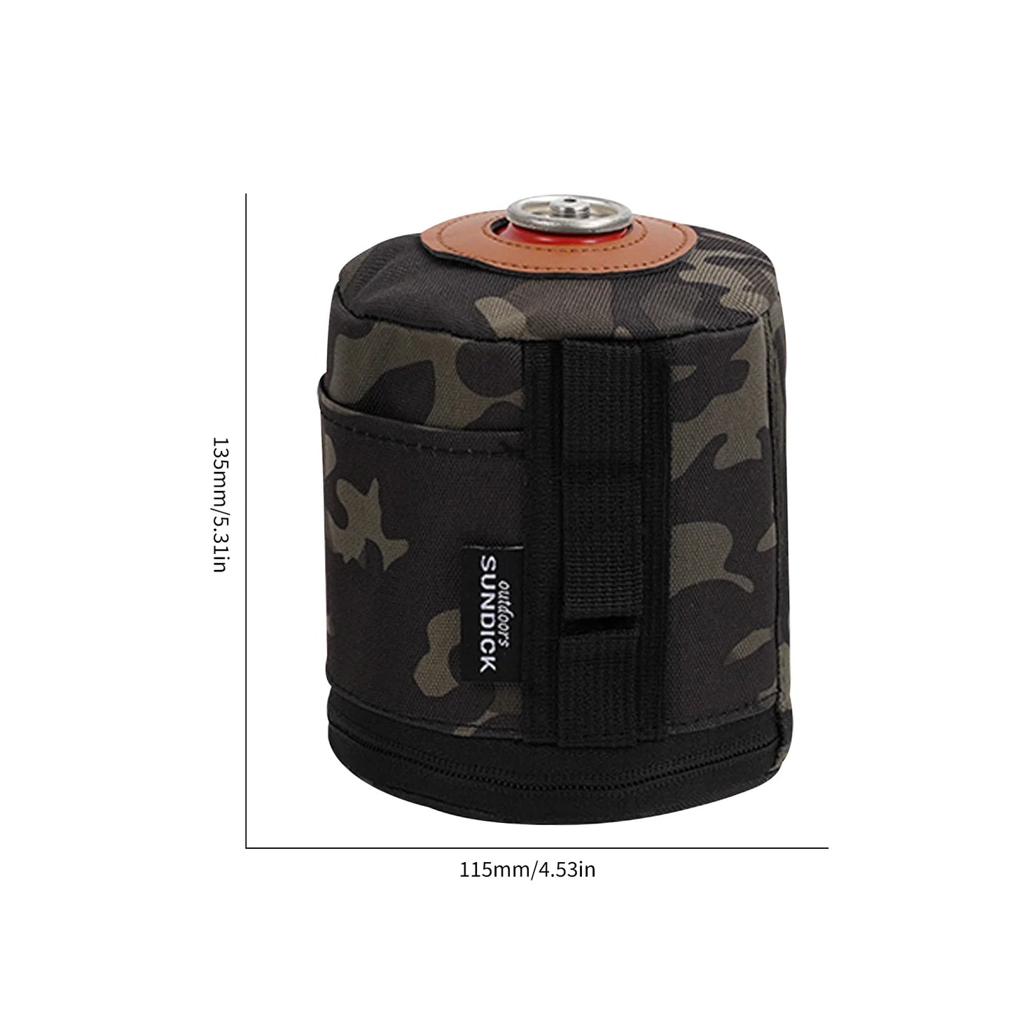 Camping Gas Canister Protective Cover β Cotton Linen Anti-Fall Storage Sleeve