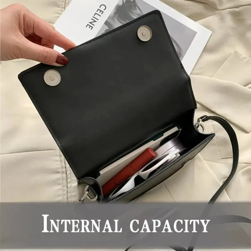 Classic PU Leather Crossbody Shoulder Bag for Women