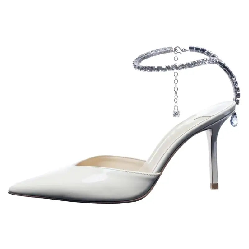 DiamondMist 2025 β Mesh Chain Baotou Heels