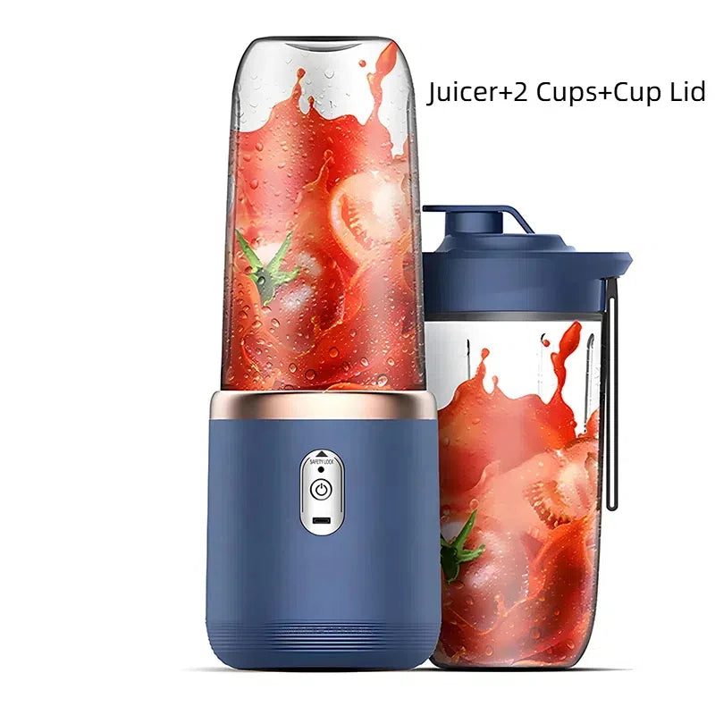 Double Cup USB Portable Juicer β Multifunction Fruit Blender & Milkshake Maker