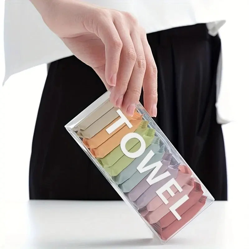 Disposable Towel β Compressed Travel Face Towels (14pcs)
