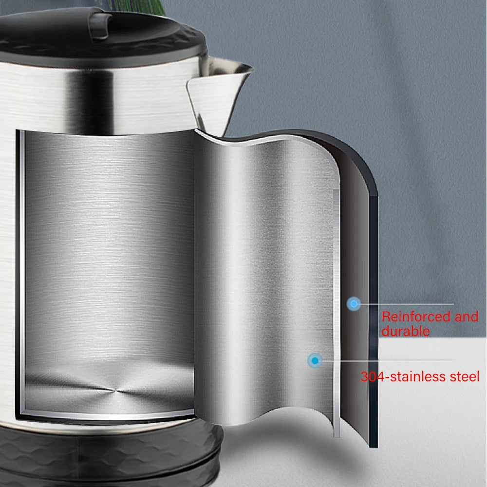2.3L Electric Stainless Steel Kettle β Smart Thermo Pot for Tea, Coffee & Samovar Use
