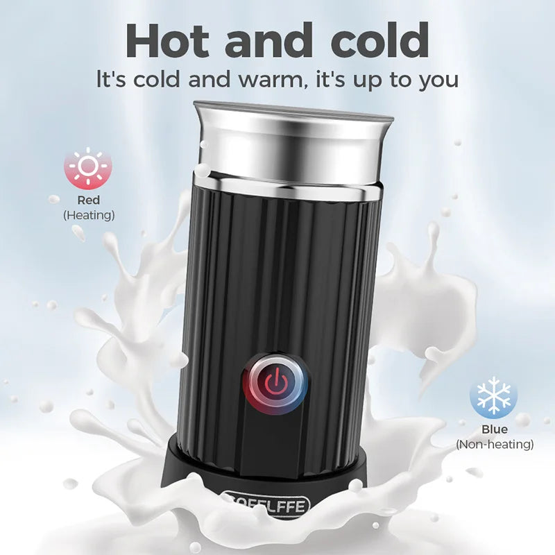 Electric Milk Frother β Hot & Cold Foam Maker