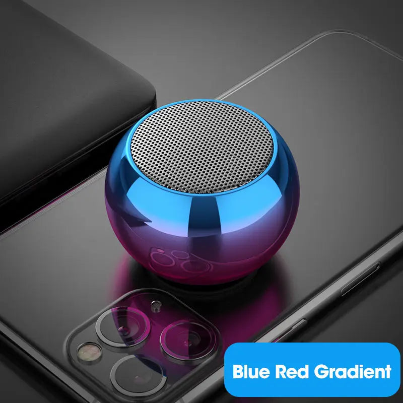 Mini Steel Bluetooth Speaker β Heavy Bass Portable Wireless Subwoofer