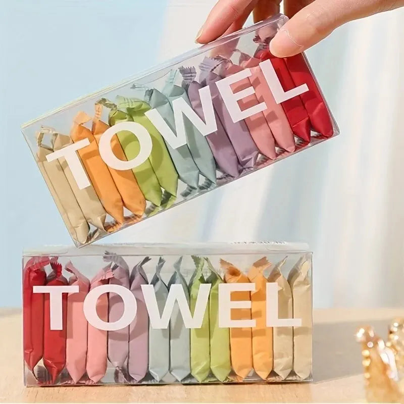 Disposable Towel β Compressed Travel Face Towels (14pcs)