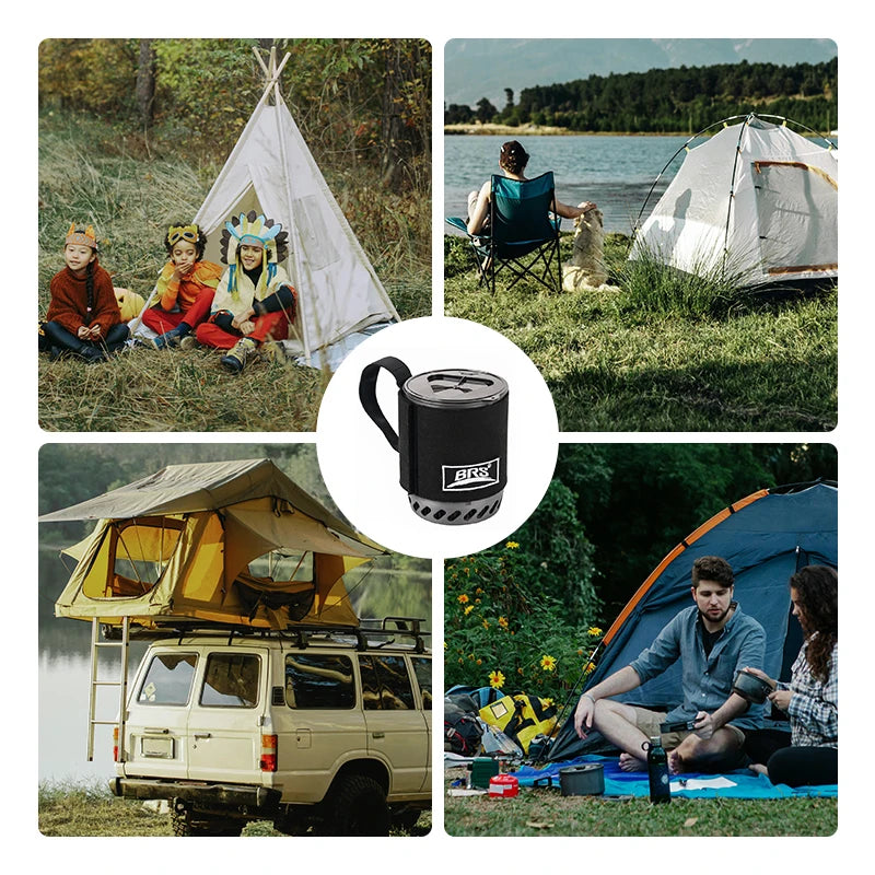 BRS-61 Integrated Camping Stove System β Ultralight Heat-Collecting Pot & Burner
