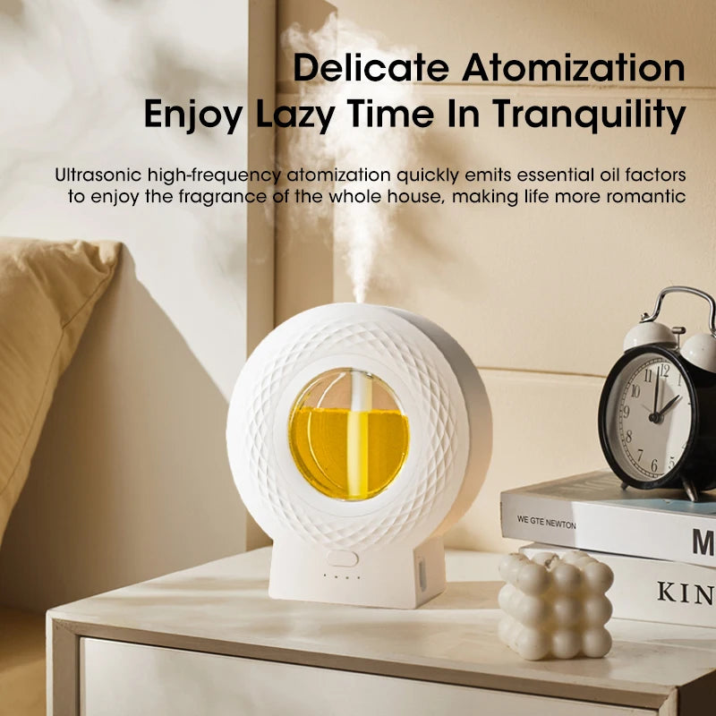 Mini Smart Aromatherapy Diffuser β USB Essential Oil Air Purifier with 4-Speed Settings