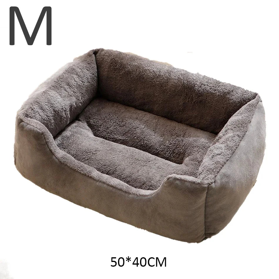 Cat & Small Dog Bed β Soft Cushion Basket House for Pets