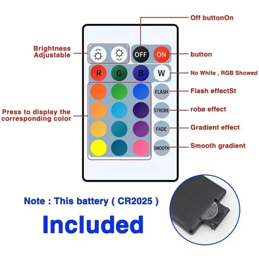 Bluetooth LED Strip Lights – Smart RGB 5050 Tape with APP & Remote Control
