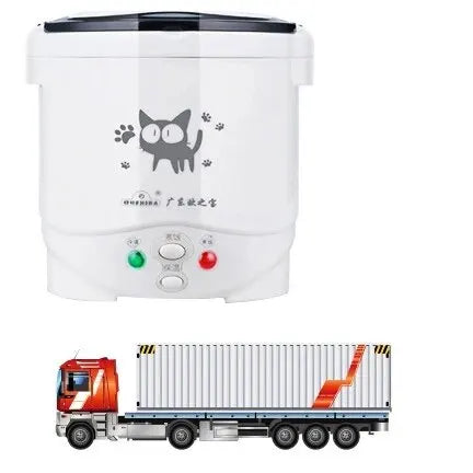 Portable Electric Mini Rice Cooker β 12V/24V/220V MultiCooker for Car, Truck & Home