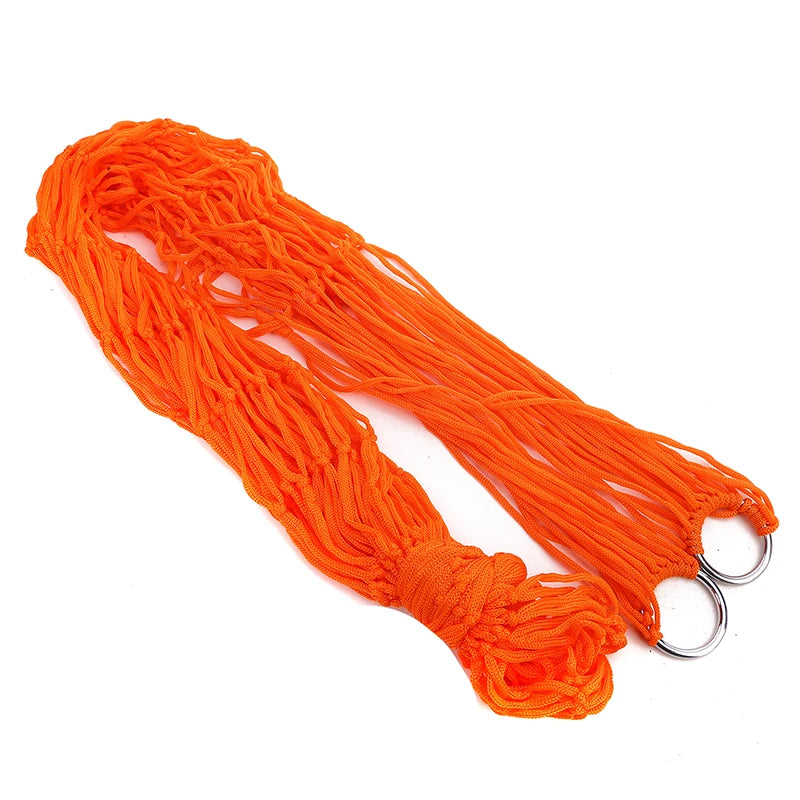 2025 Outdoor Camping Hammock β Lightweight Mesh with Straps & Nylon Rope