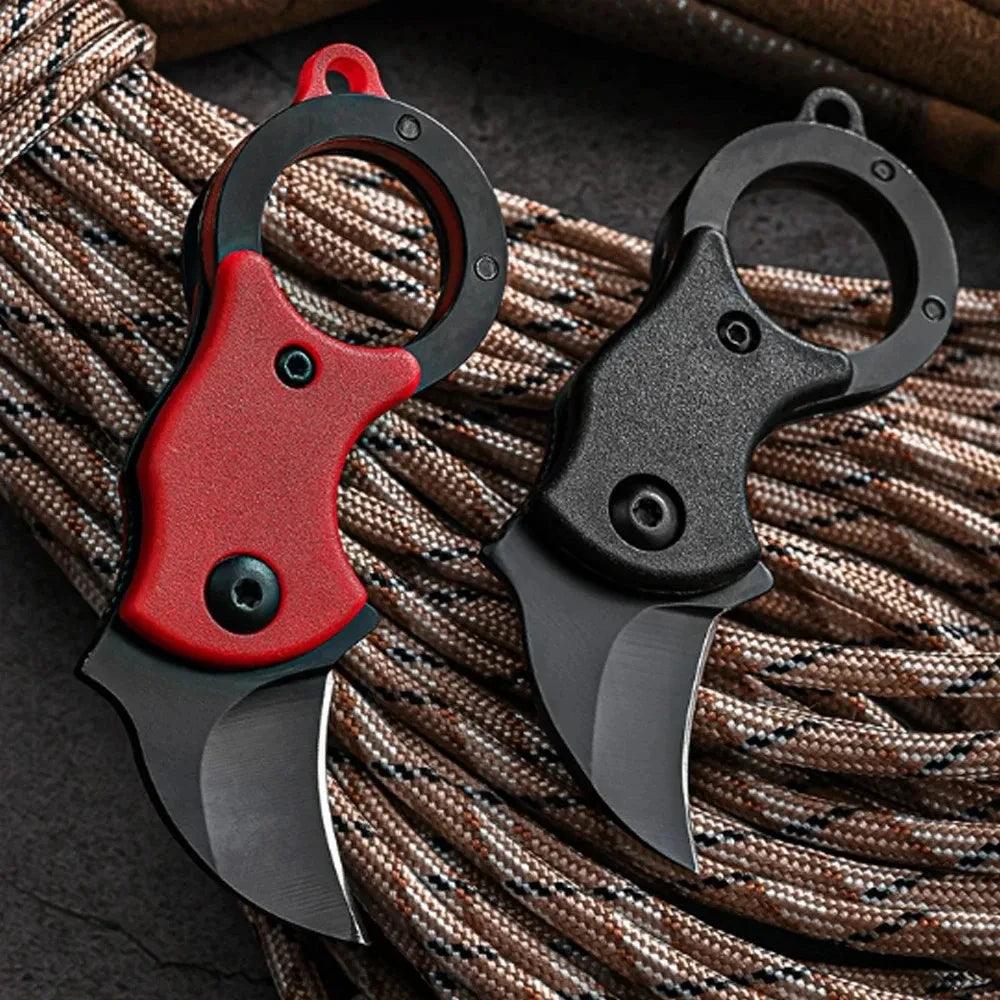 Mini Keychain Pocket Knife β Stainless Steel EDC Blade with Chain