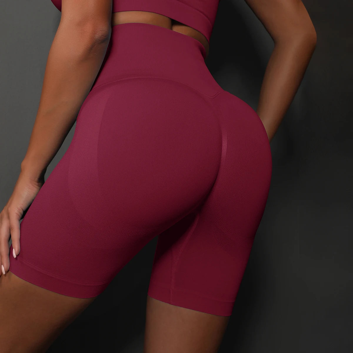 Seamless High Waist Push-Up Yoga Shorts β Sculpting Sportswear for Women