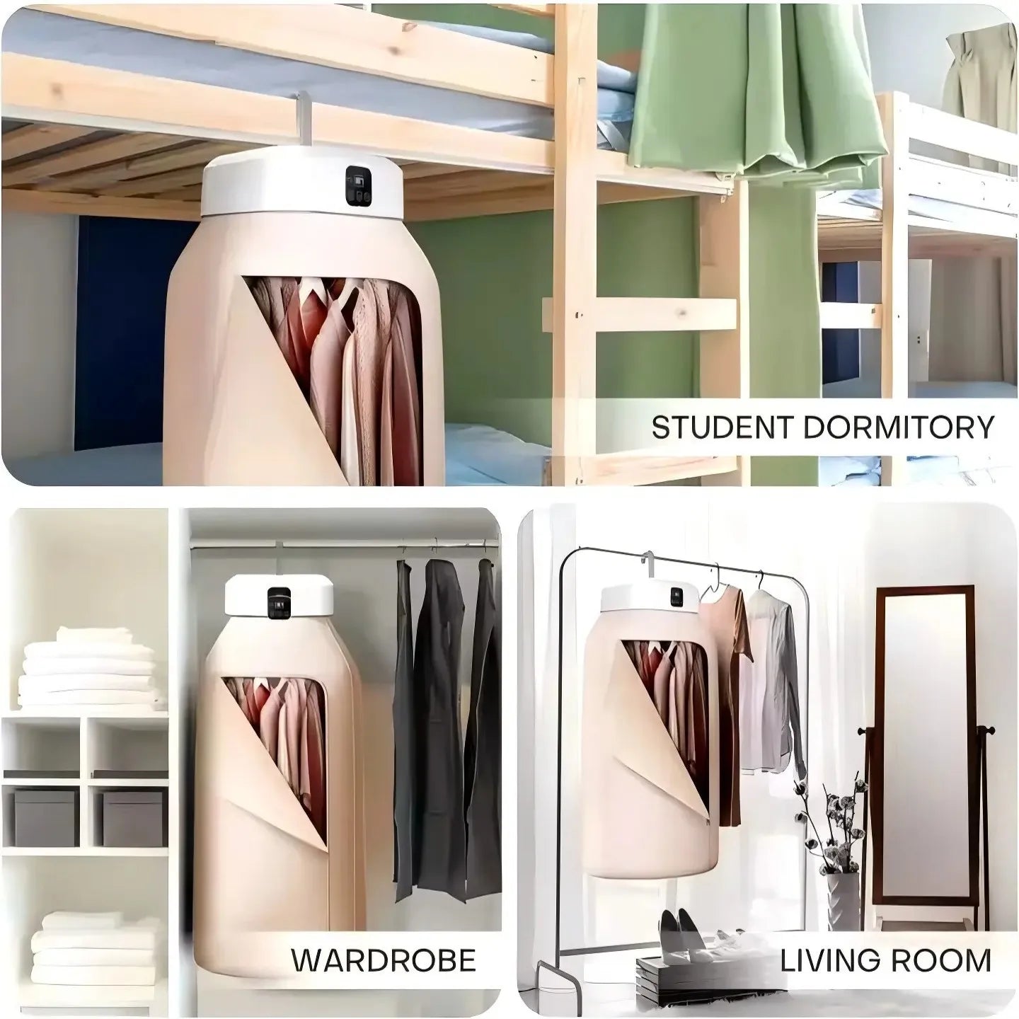 Portable Foldable Electric Clothes Dryer β Compact Laundry Dryer with Timer & Dryer Bag