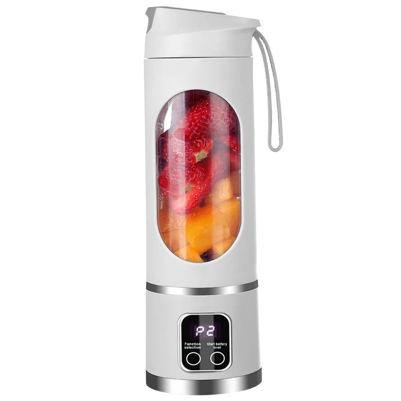 450ml Portable USB Juicer β 12-Blade Mini Blender for Shakes & Smoothies