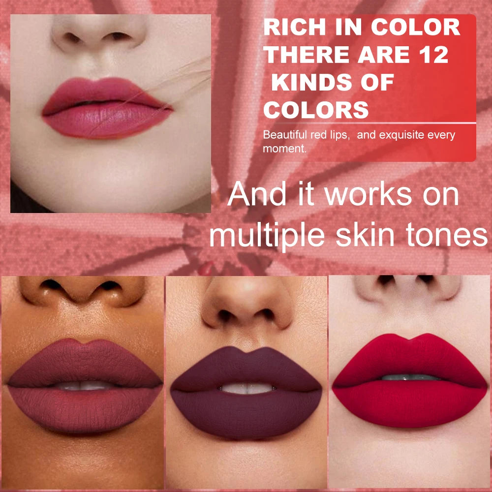LineLuxe β 6PCS Waterproof Long-Lasting Lip Liner Pen Set