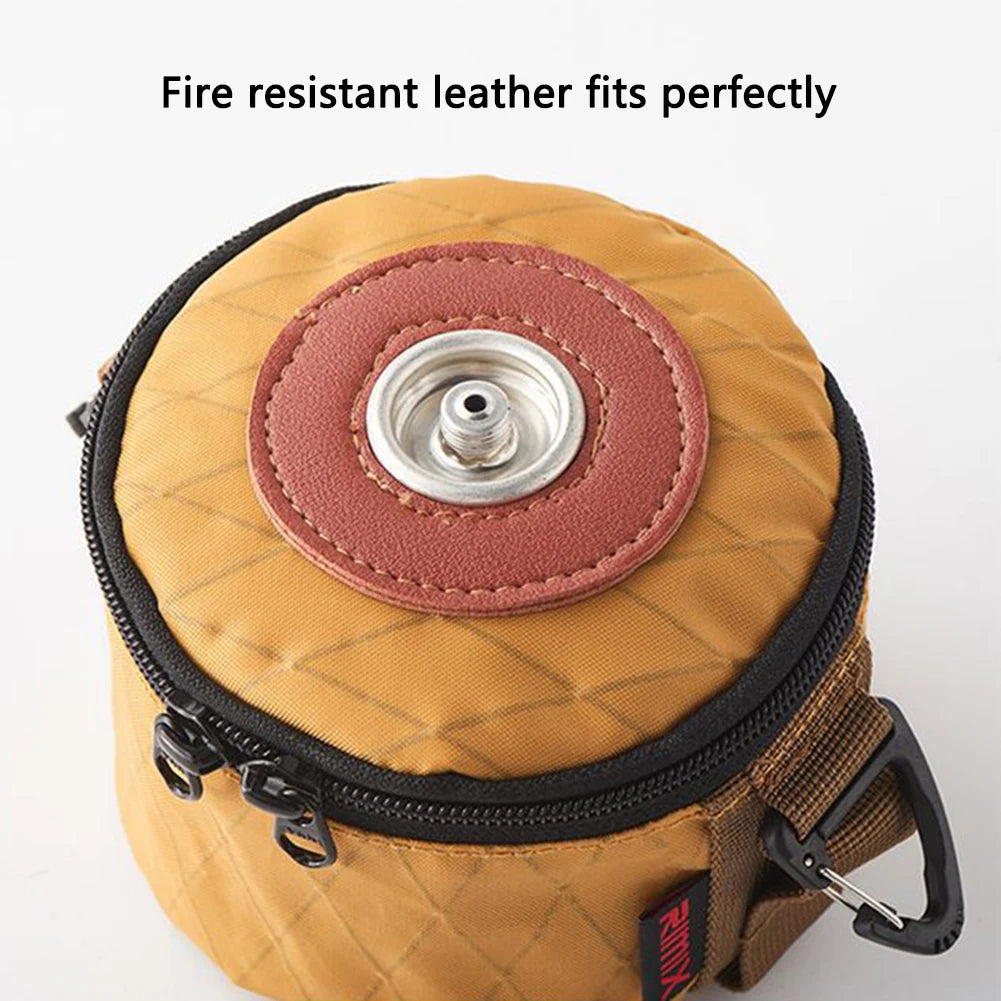 Camping Gas Canister Protective Cover β Cotton Linen Anti-Fall Storage Sleeve