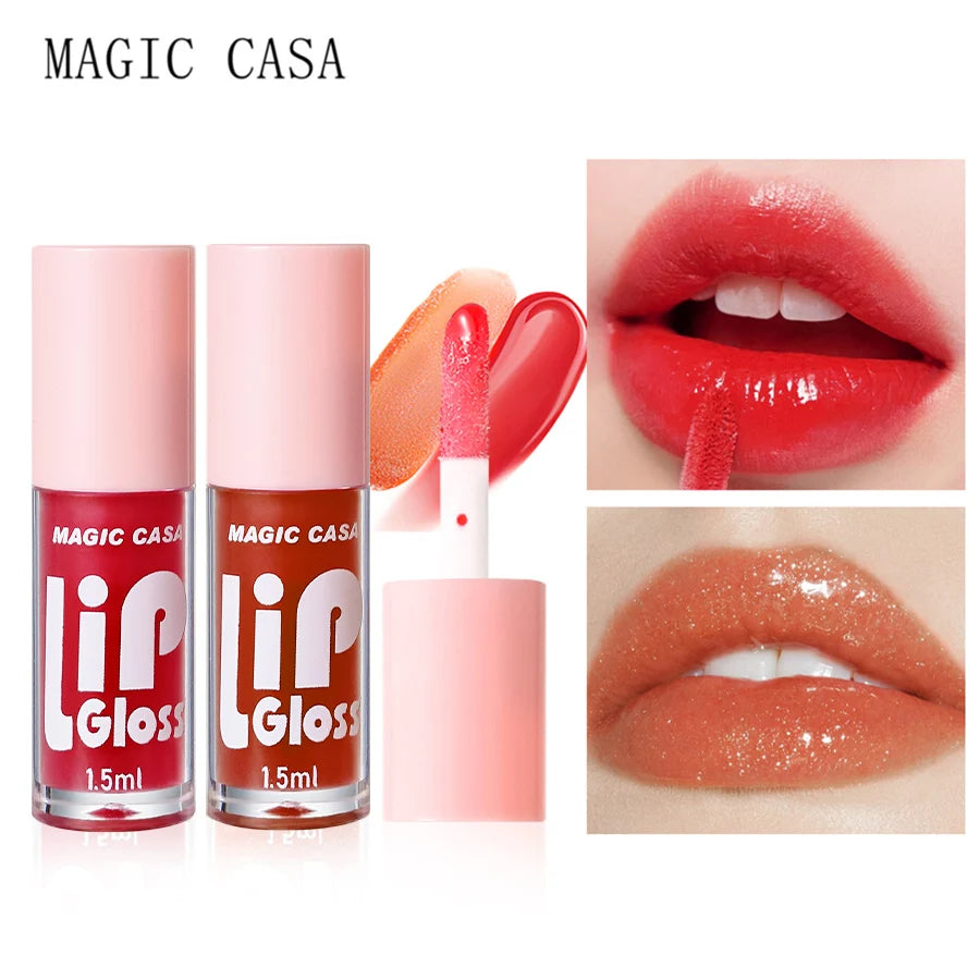 MAGIC CASA 6pcs Hydrating Jelly Lip Oil Set – Long-Lasting Moisture
